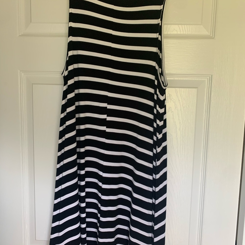 Stripped swing dress